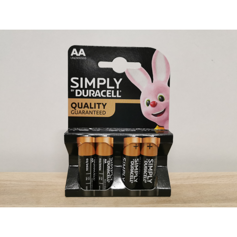 Duracell AA batterijen per 8 stuks